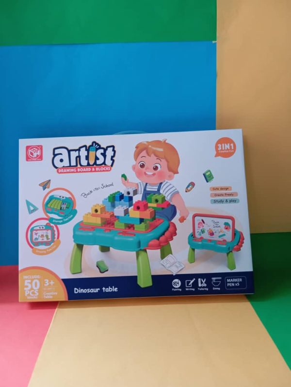 3IN1 BUILDING BLOCK WITH TABLE