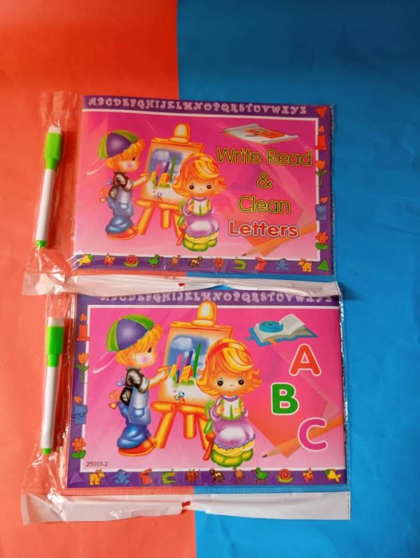 WIPE AND CLEAN LETTERS (6 PCS)