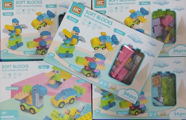 Soft building blocks 1pcs