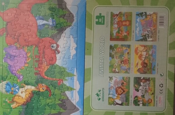 Packed level puzzle 6pcs in 1