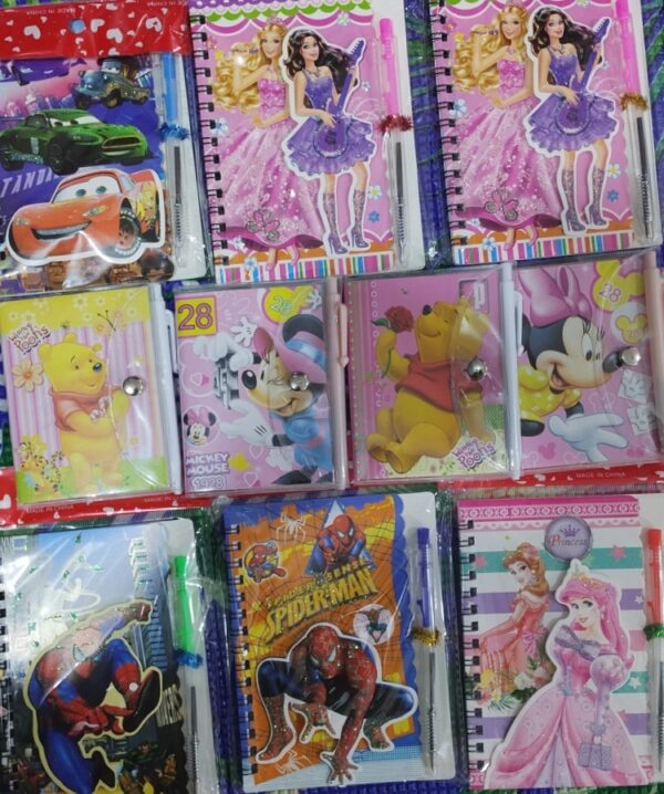 Character jotter with pen 1 dozen