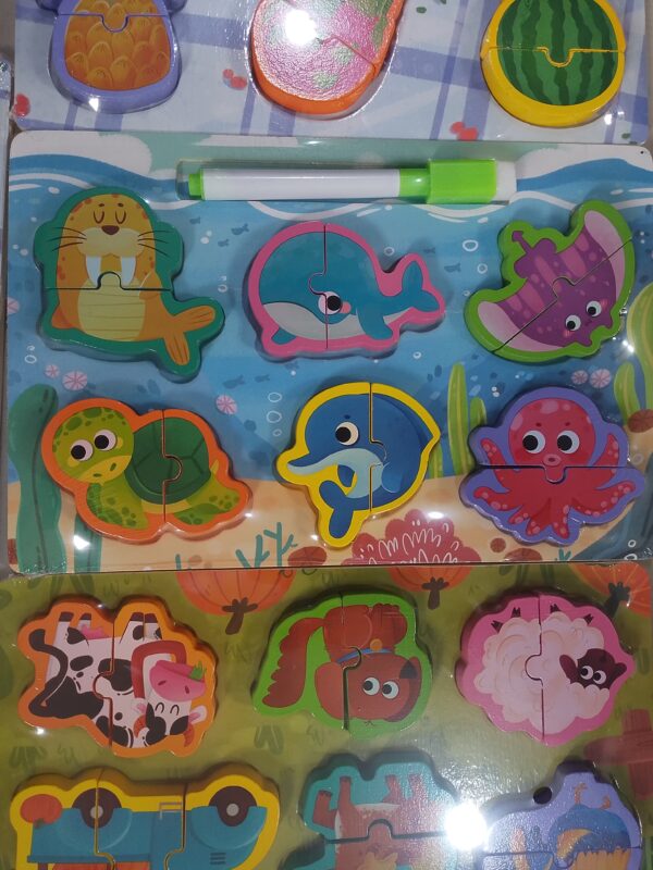 Moveable puzzle with marker 1pcs
